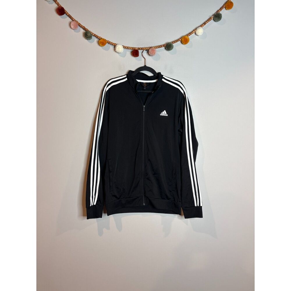 Adidas black zip up jacket